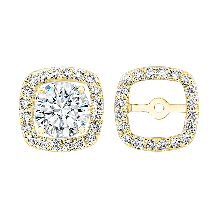14Kt Yellow Gold Diamond 1/3Ctw Earring