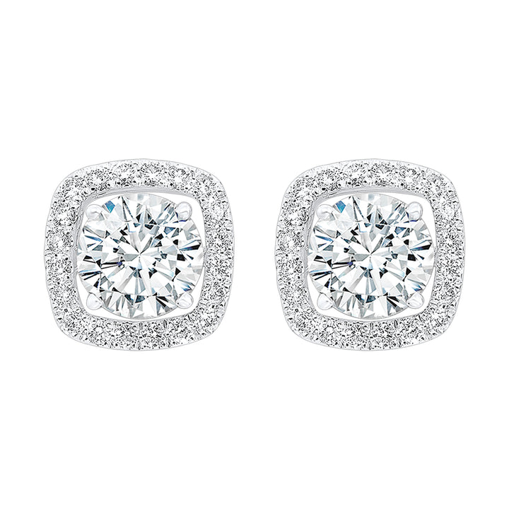 14Kt White Gold Diamond 1/3Ctw Earring