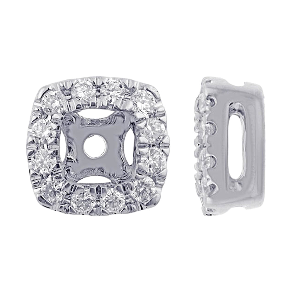 14Kt White Gold Diamond 1/10Ctw Earring