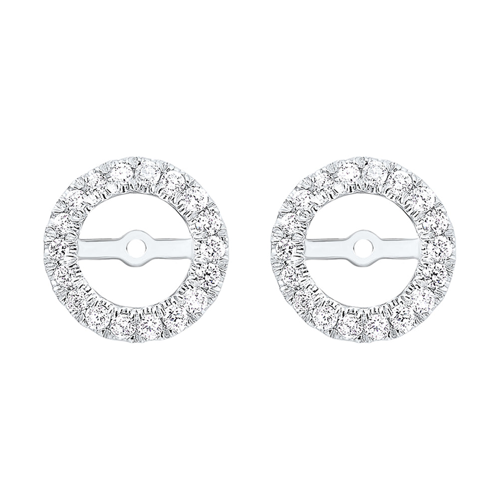 14Kt White Gold Diamond 1/5Ctw Earring