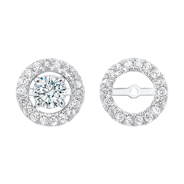 14Kt White Gold Diamond 1/5Ctw Earring