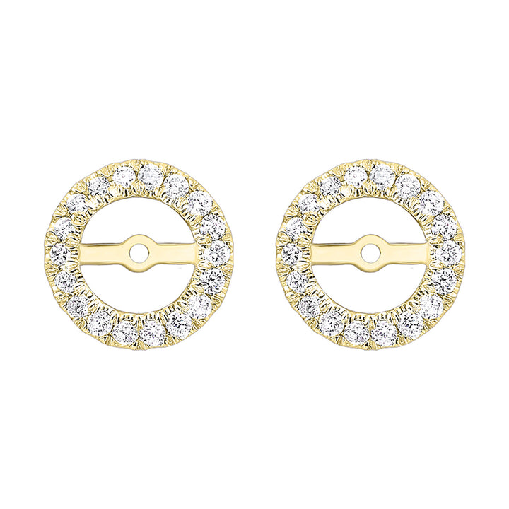 14Kt Yellow Gold Diamond 1/5Ctw Earring