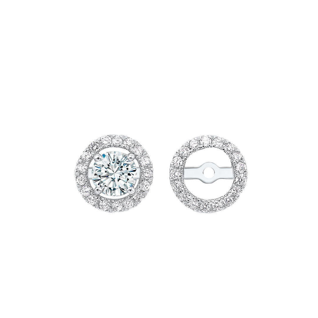 14Kt White Gold Diamond 1/5Ctw Earring
