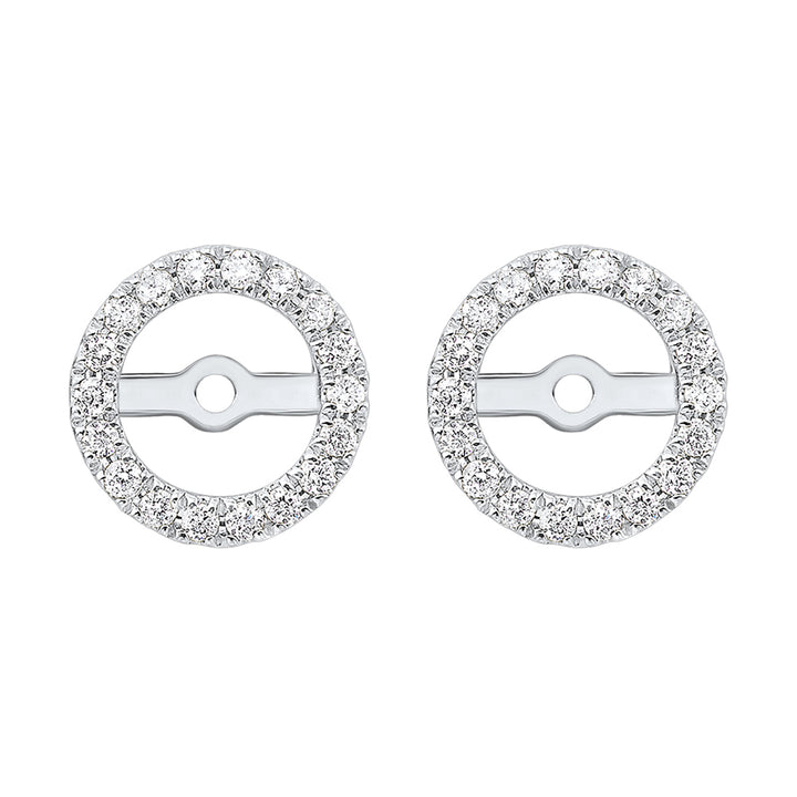14Kt White Gold Diamond 1/4Ctw Earring
