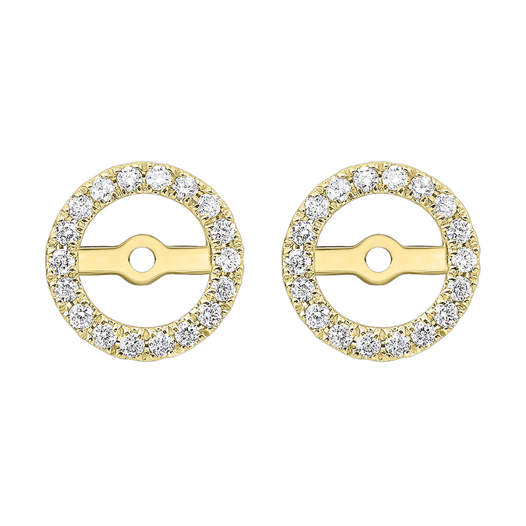 14Kt Yellow Gold Diamond 1/4Ctw Earring