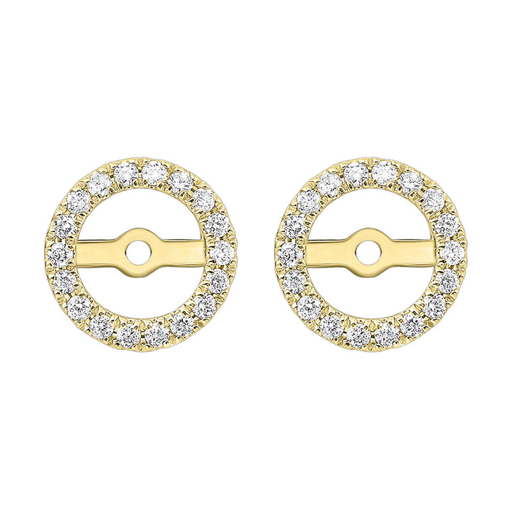 14Kt Yellow Gold Diamond 1/4Ctw Earring