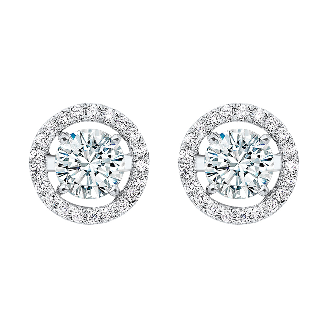 14Kt White Gold Diamond 1/4Ctw Earring