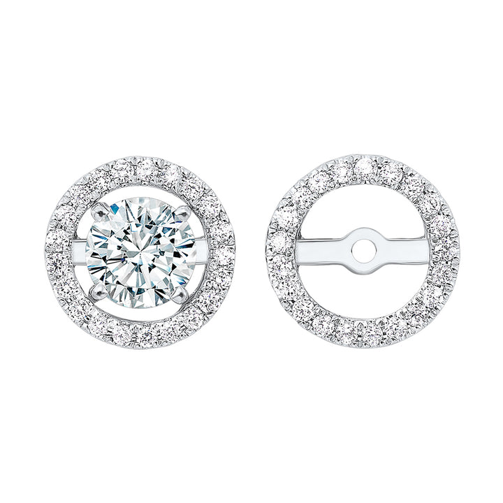 14Kt White Gold Diamond 1/4Ctw Earring