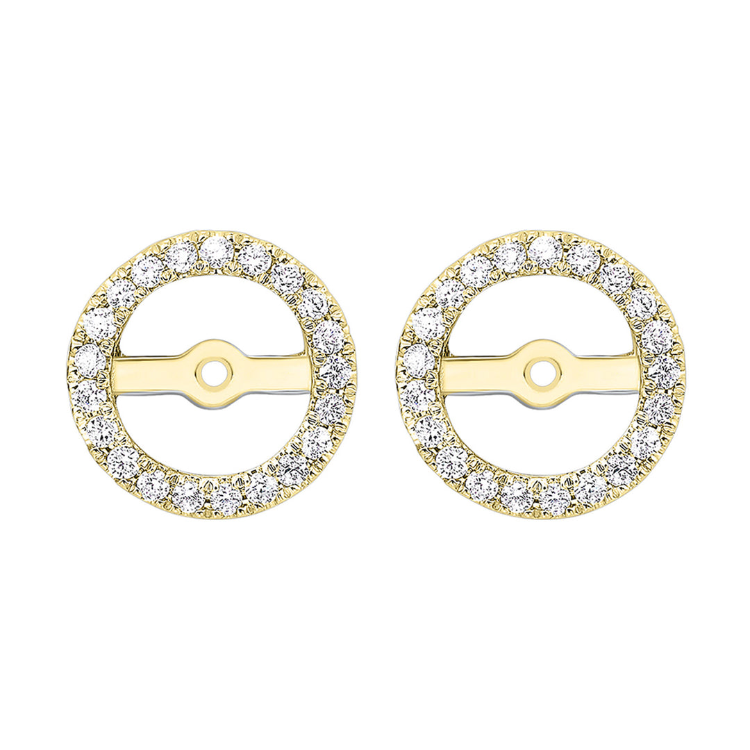 14Kt Yellow Gold Diamond 1/4Ctw Earring