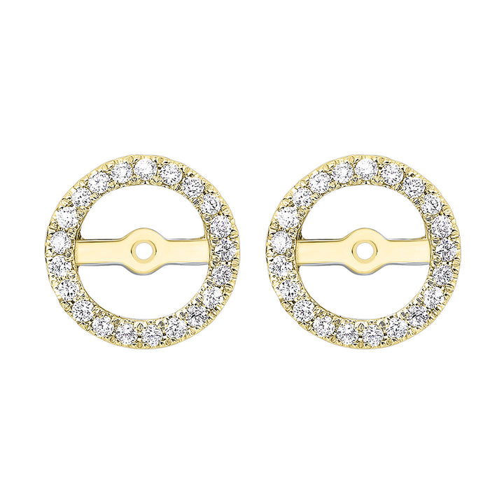 14Kt Yellow Gold Diamond 1/4Ctw Earring