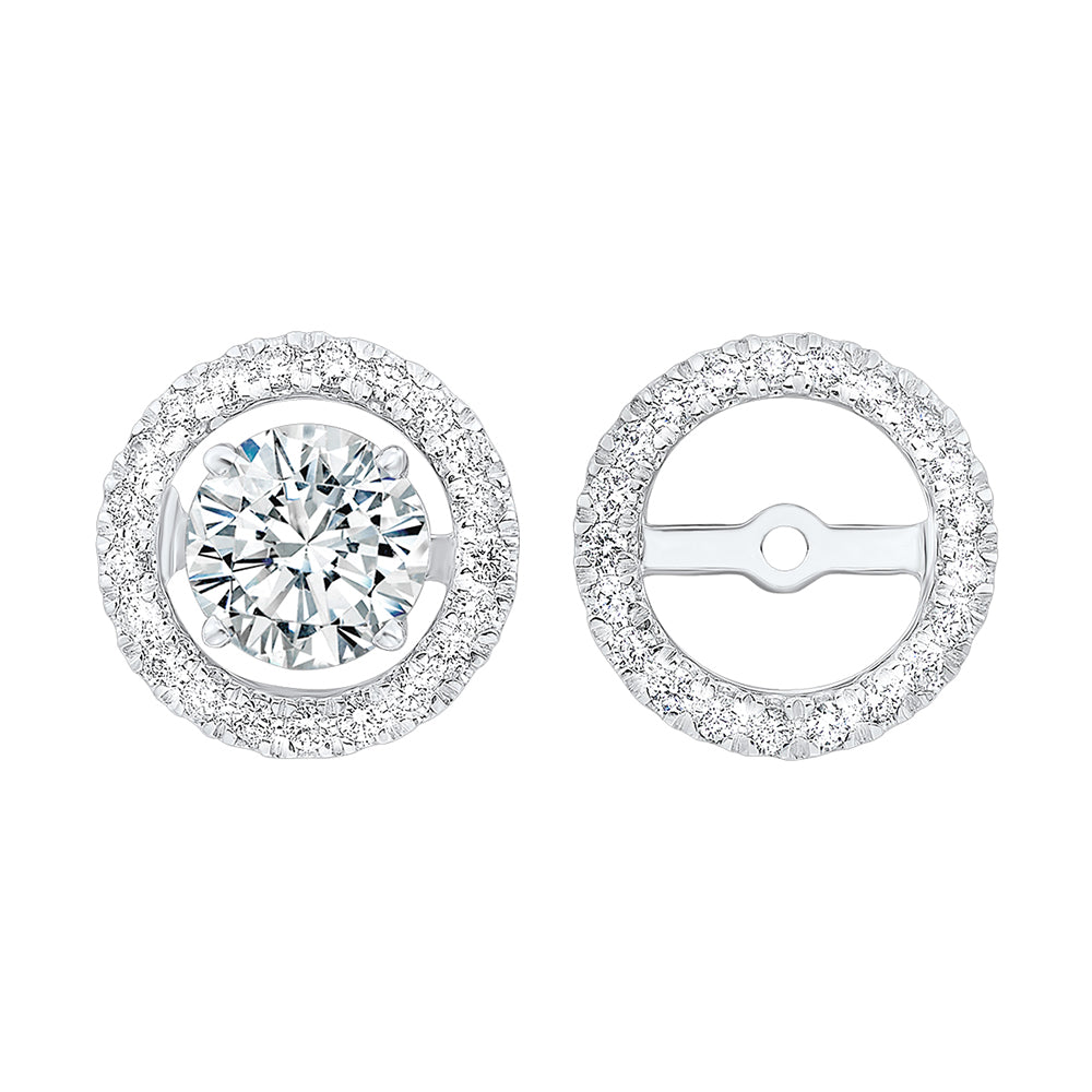 14Kt White Gold Diamond 1/3Ctw Earring
