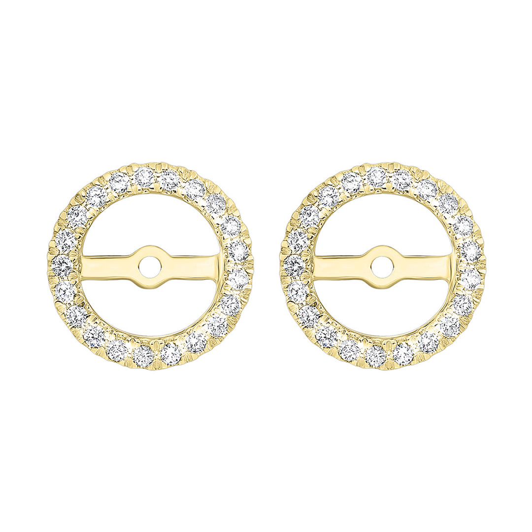 14Kt Yellow Gold Diamond 1/3Ctw Earring