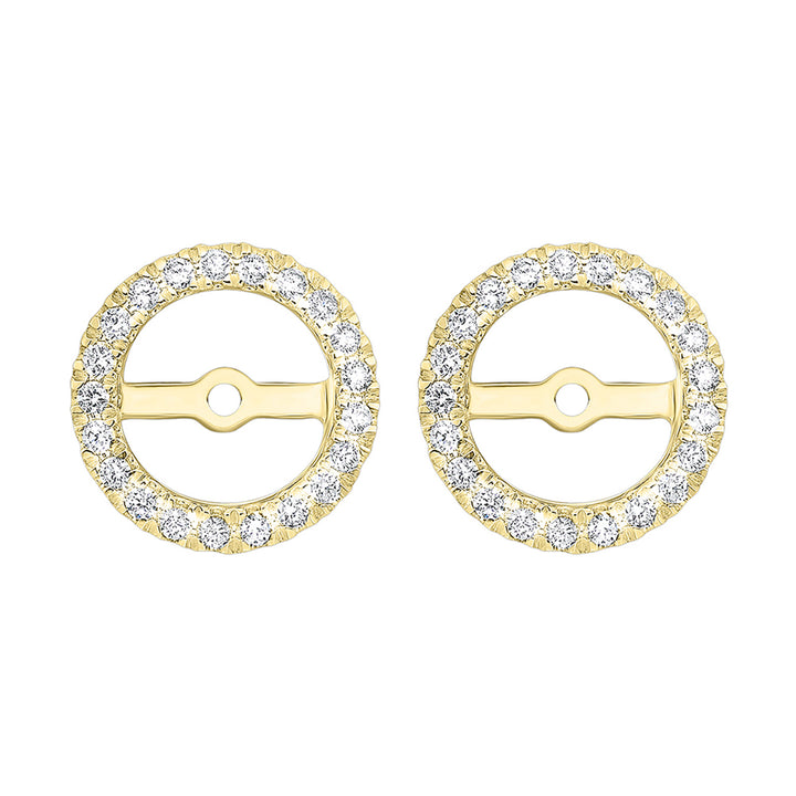14Kt Yellow Gold Diamond 1/3Ctw Earring