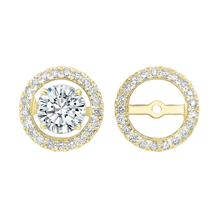 14Kt Yellow Gold Diamond 1/3Ctw Earring