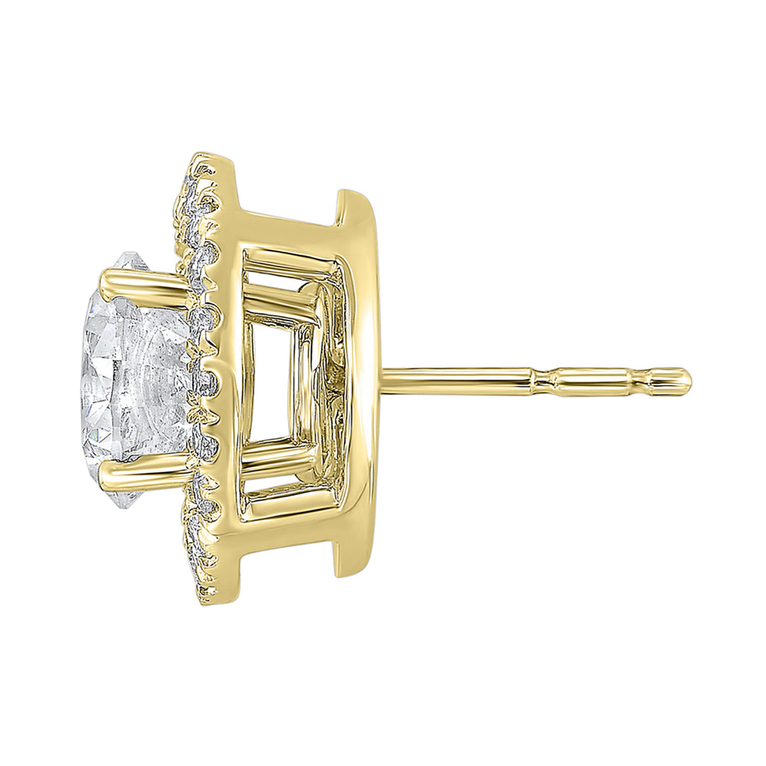 14Kt Yellow Gold Diamond 1/3Ctw Earring