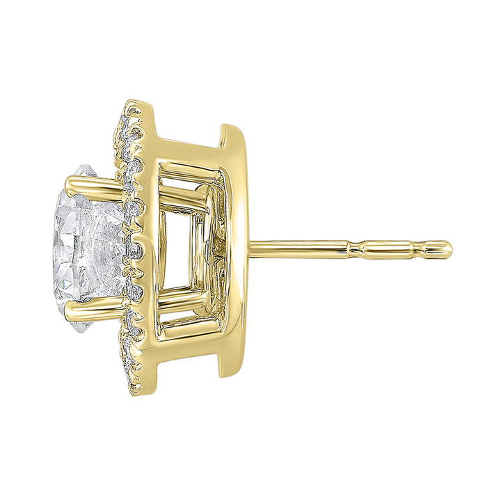 14Kt Yellow Gold Diamond 1/3Ctw Earring