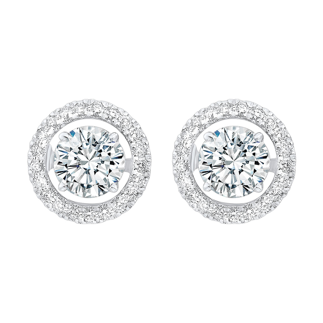 14Kt White Gold Diamond 1/3Ctw Earring