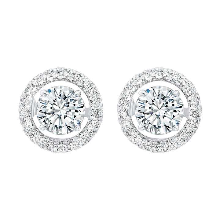 14Kt White Gold Diamond 1/3Ctw Earring