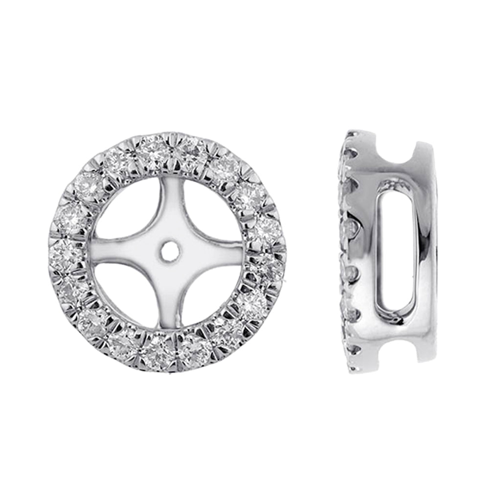 14Kt White Gold Diamond 1/5Ctw Earring