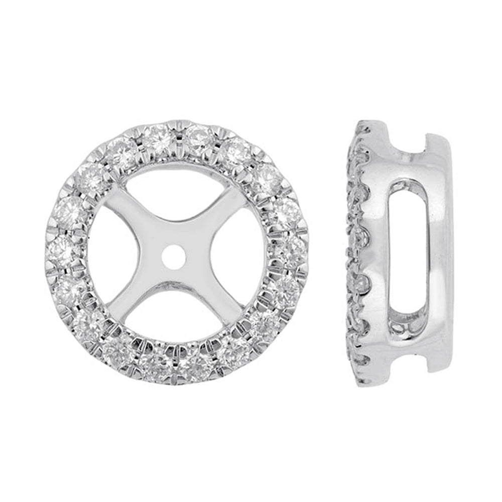 14Kt White Gold Diamond 1/4Ctw Earring