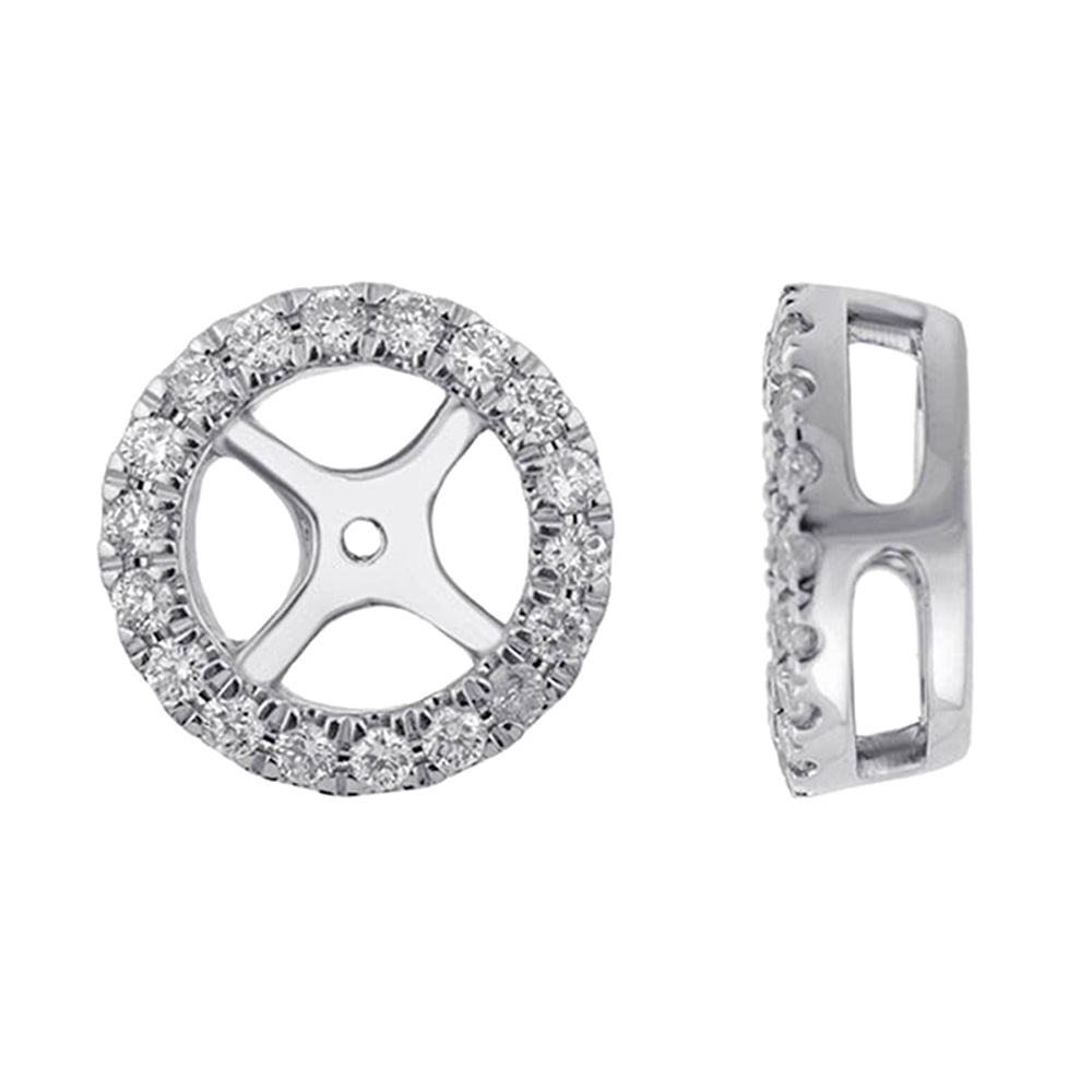 14Kt White Gold Diamond 1/4Ctw Earring