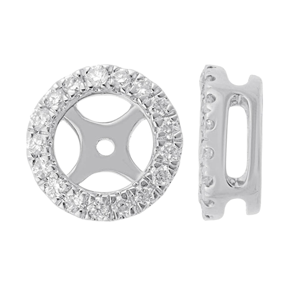 14Kt White Gold Diamond 1/5Ctw Earring
