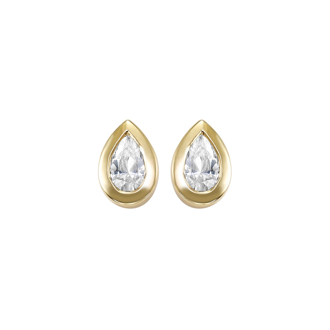 14Kt Yellow Gold Diamond 1/6Ctw Earring