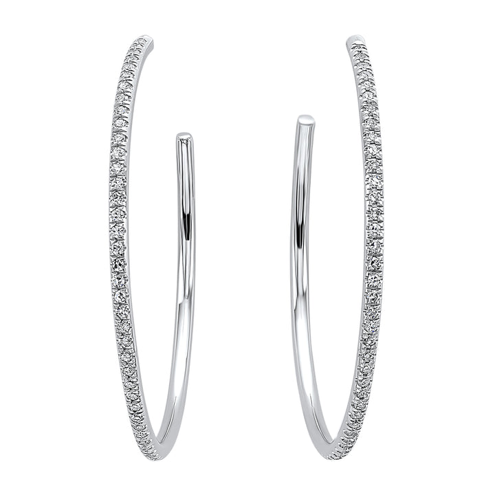 14Kt White Gold Diamond 1/15Ctw Earring