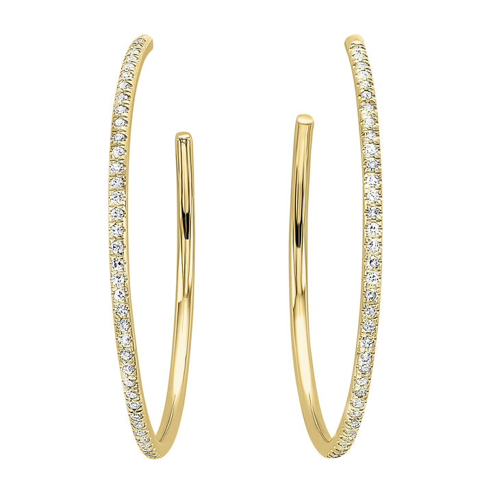 14Kt Yellow Gold Diamond 1/15Ctw Earring