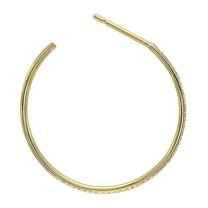 14Kt Yellow Gold Diamond 1/15Ctw Earring