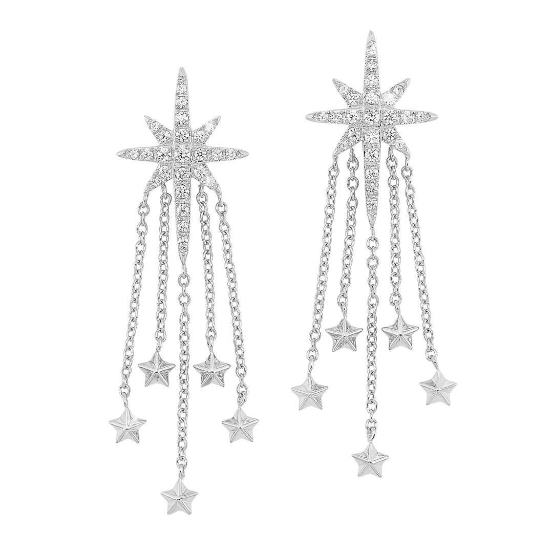 14Kt White Gold Diamond 1/4Ctw Earring