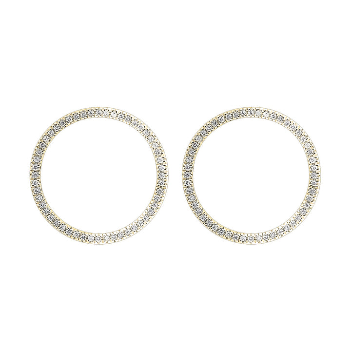 10Kt Yellow Gold Diamond 1/10Ctw Earring
