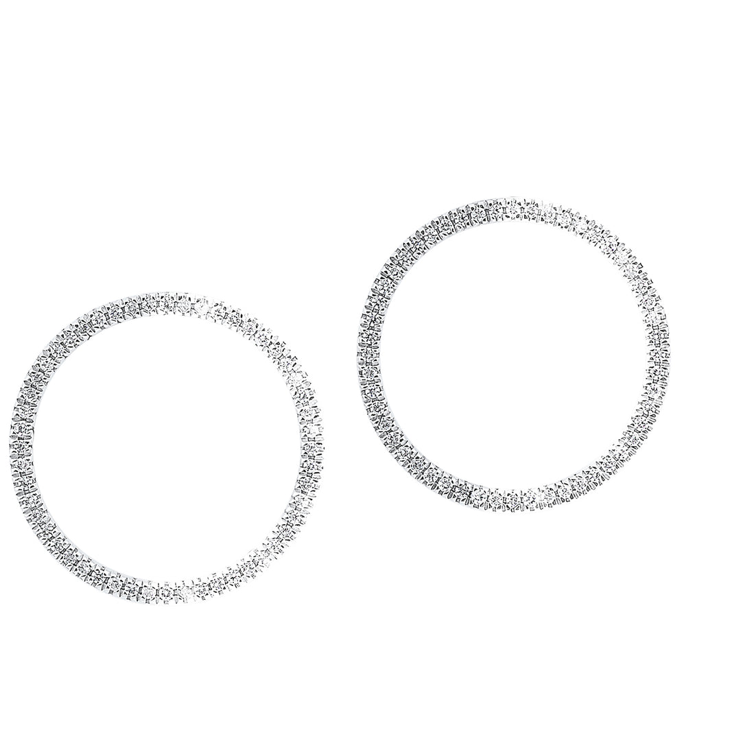 10Kt White Gold Diamond 1/4Ctw Earring