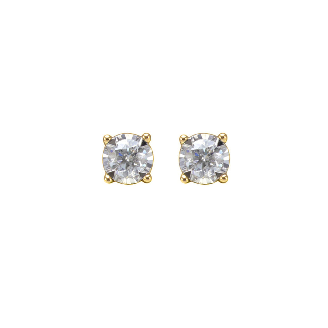 14Kt Yellow Gold Diamond 1/2Ctw Earring