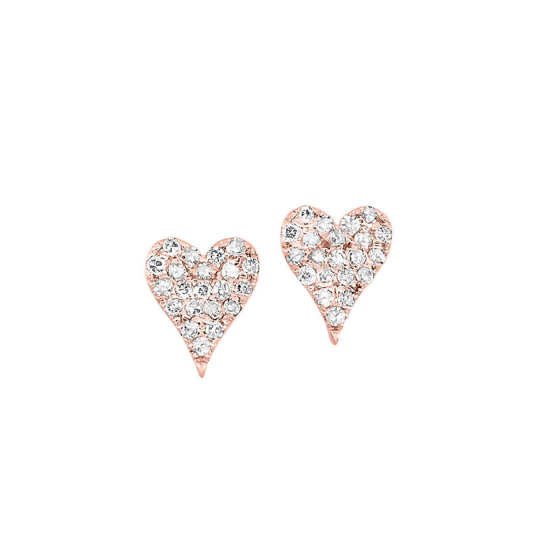 10Kt Rose Gold Diamond 1/5Ctw Earring