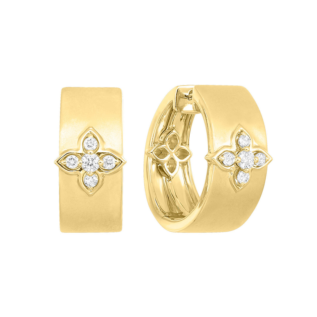14Kt Yellow Gold Diamond 1/4Ctw Earring