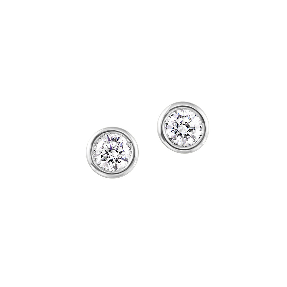 14Kt White Gold Diamond 2Ctw Earring