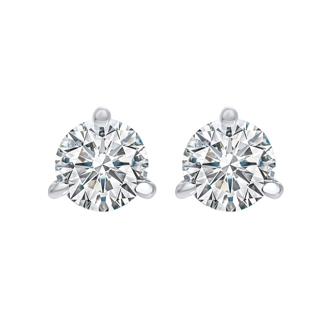 18Kt White Gold Diamond 1 1/2Ctw Earring