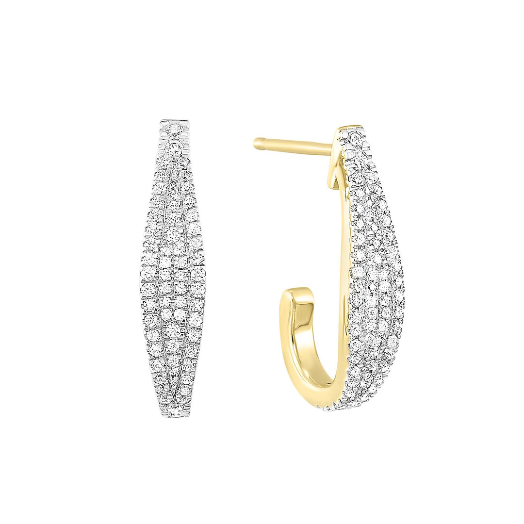 10Kt Yellow Gold Diamond 3/8Ctw Earring