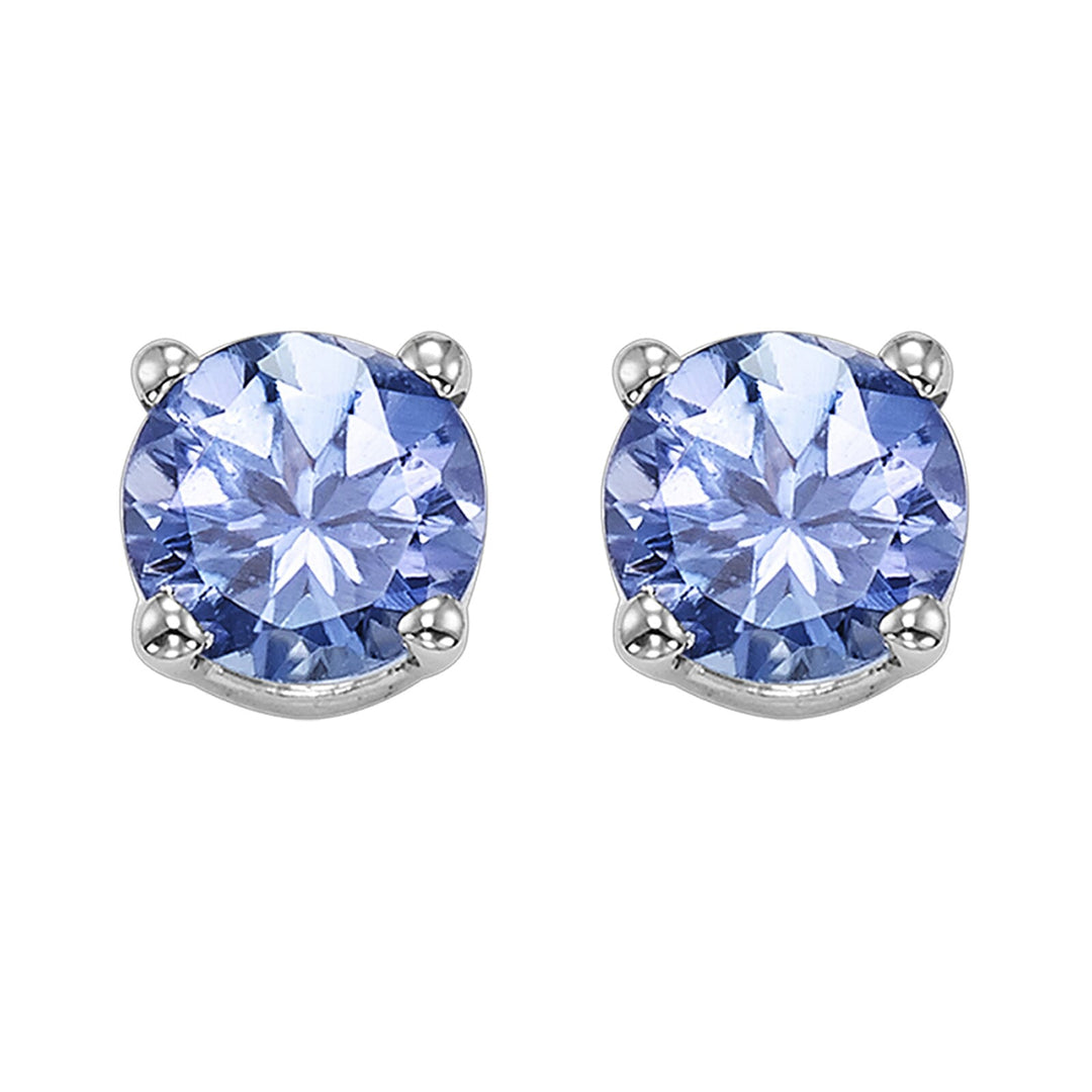 14Kt White Gold Tanzanite 1/2Ctw Earring