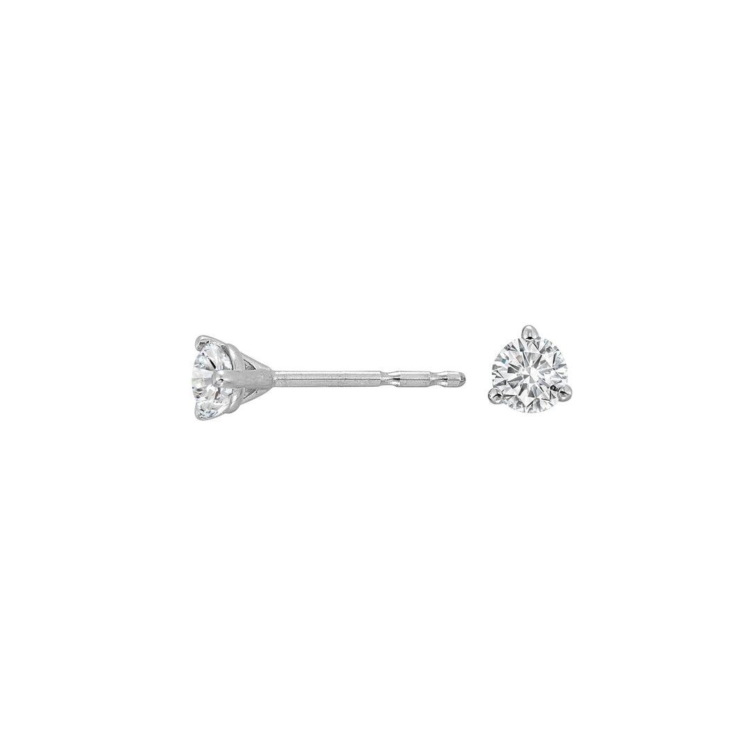 14Kt White Gold Diamond 1/4Ctw Earring