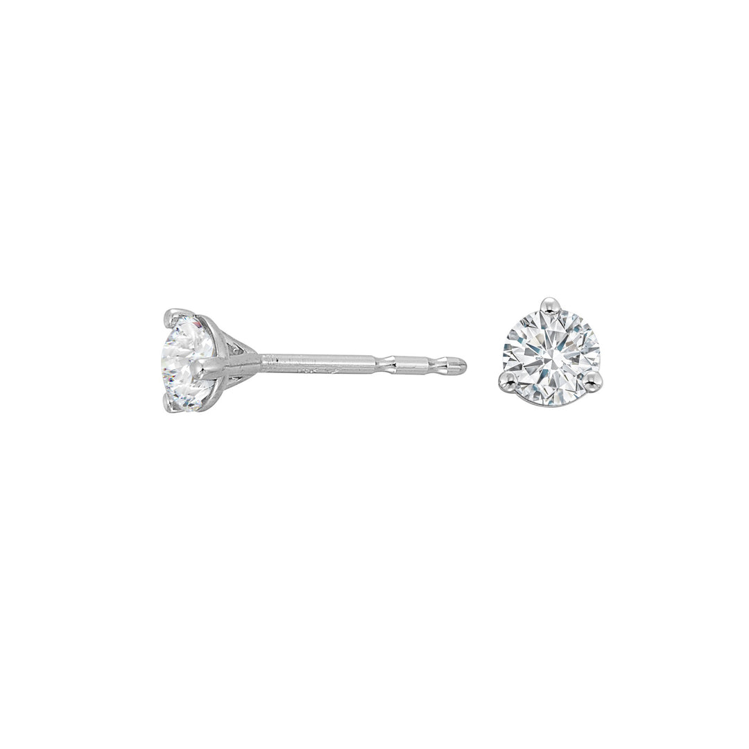 14Kt White Gold Diamond 1/2Ctw Earring