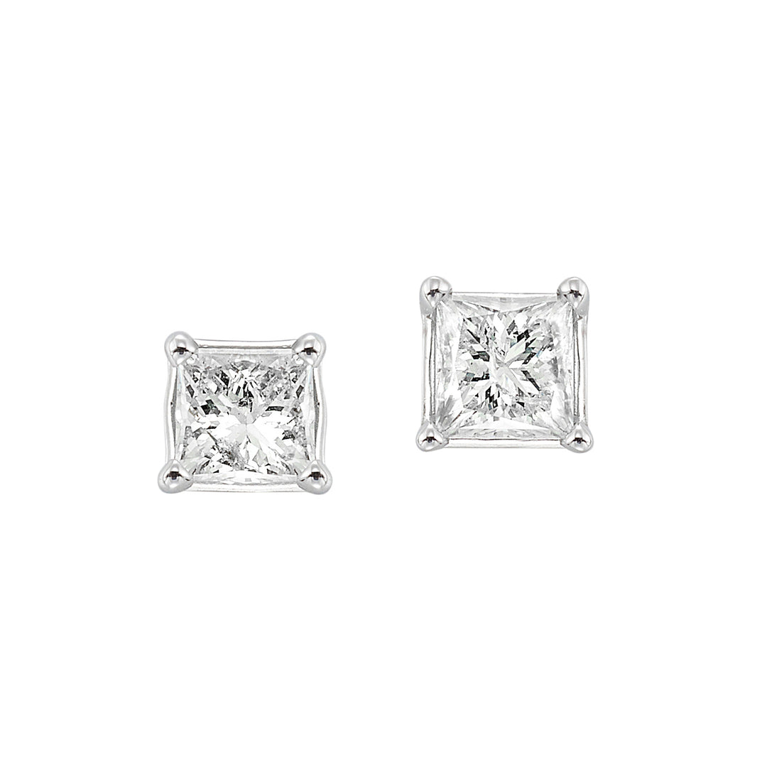 14Kt White Gold Diamond 1 1/2Ctw Earring