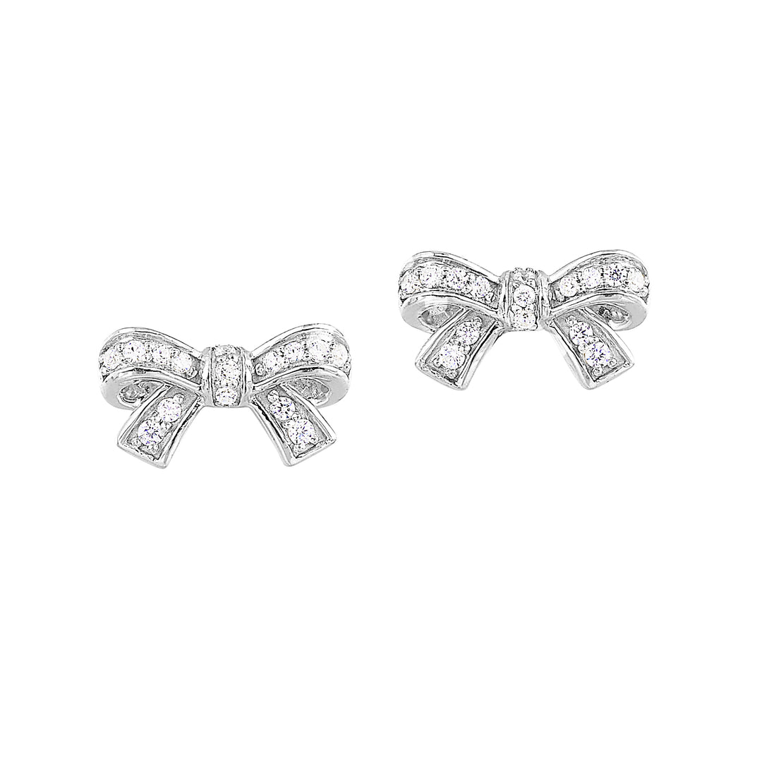 10Kt White Gold Diamond 1/7Ctw Earring