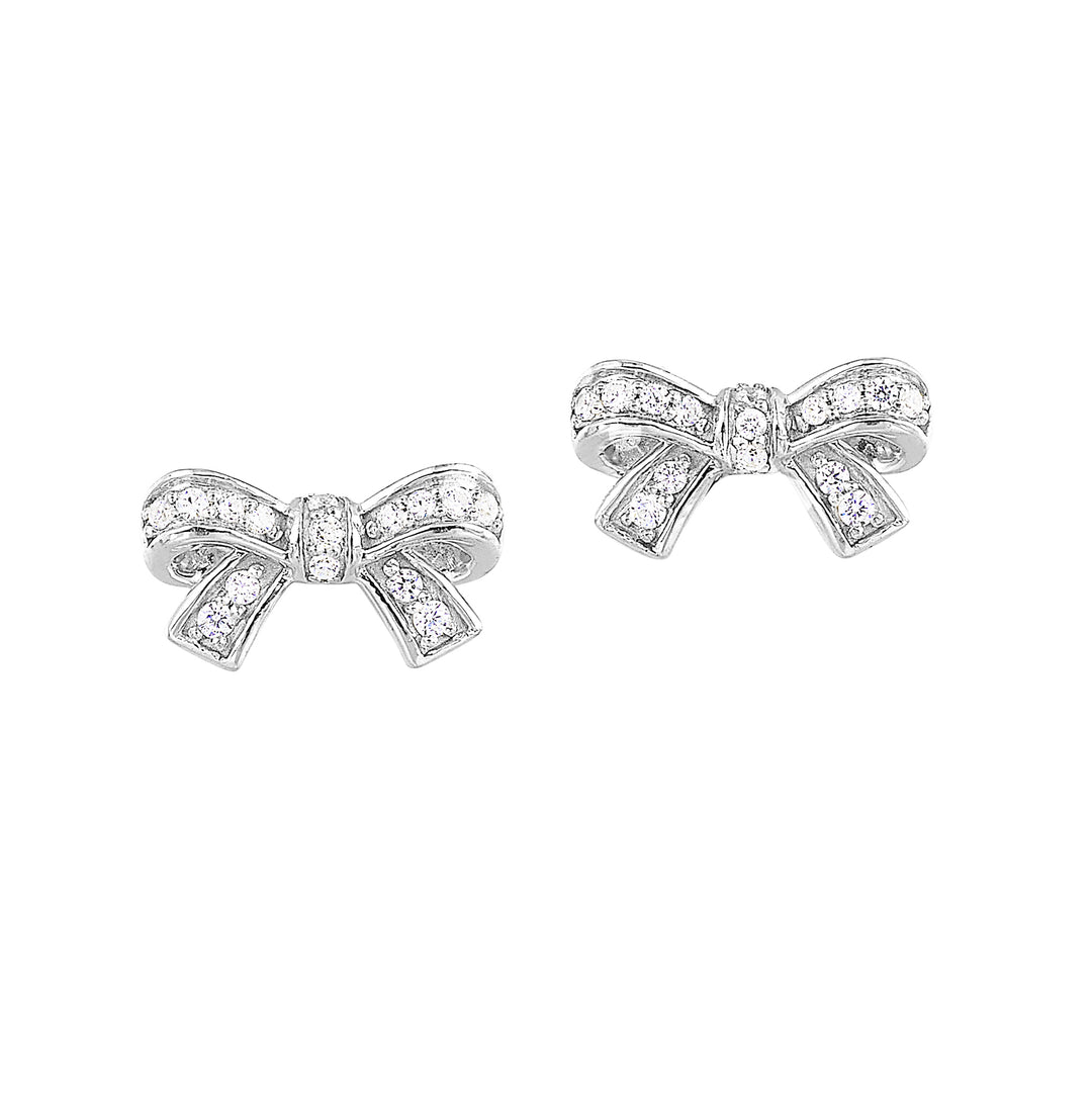 10Kt White Gold Diamond 1/7Ctw Earring