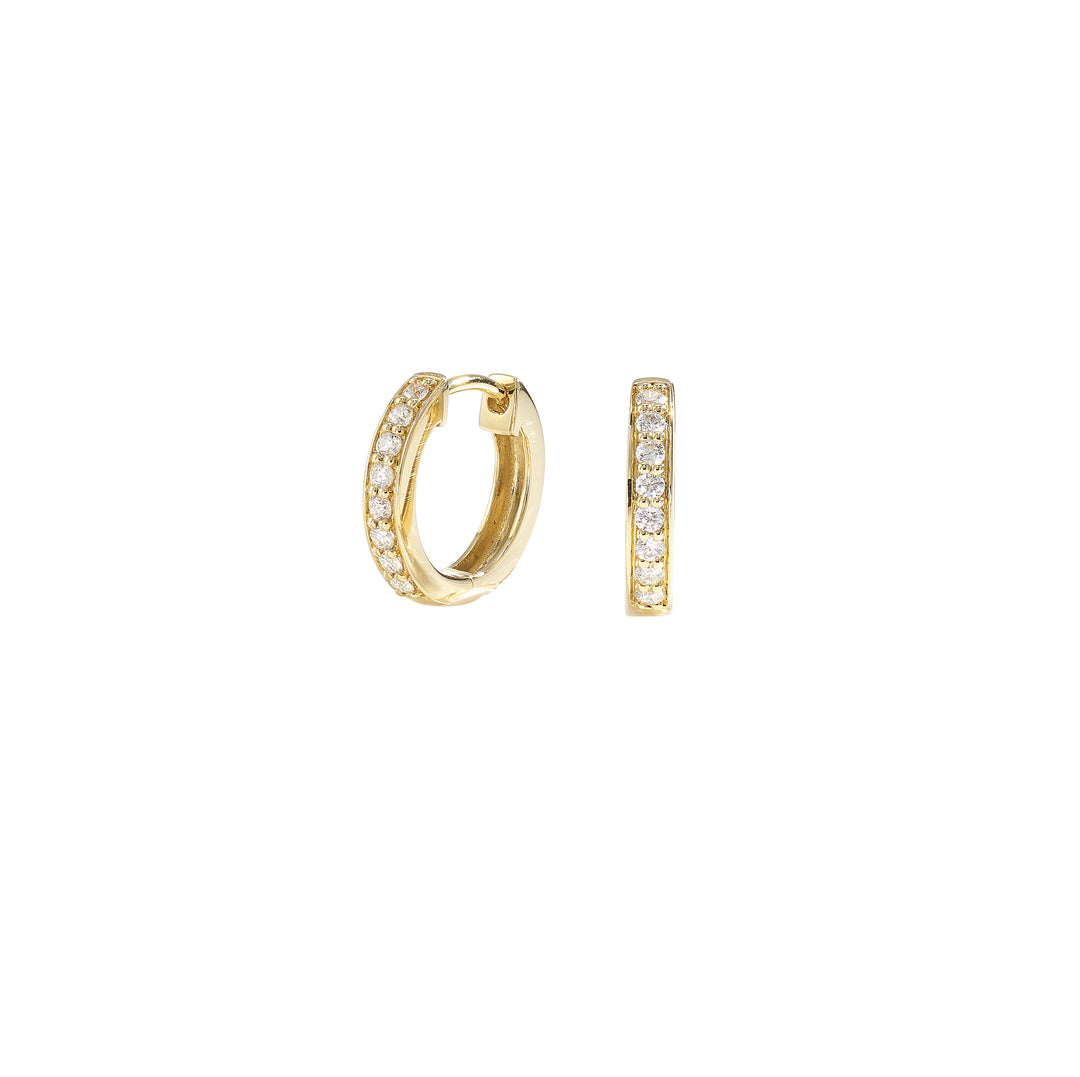 14Kt Yellow Gold Diamond 1/4Ctw Earring