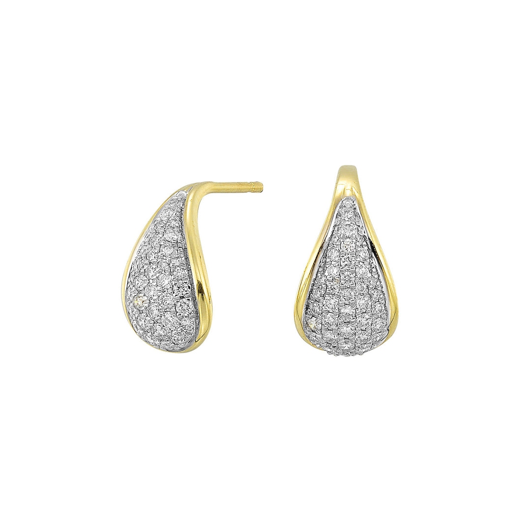 14Kt Yellow Gold Diamond 1/2Ctw Earring