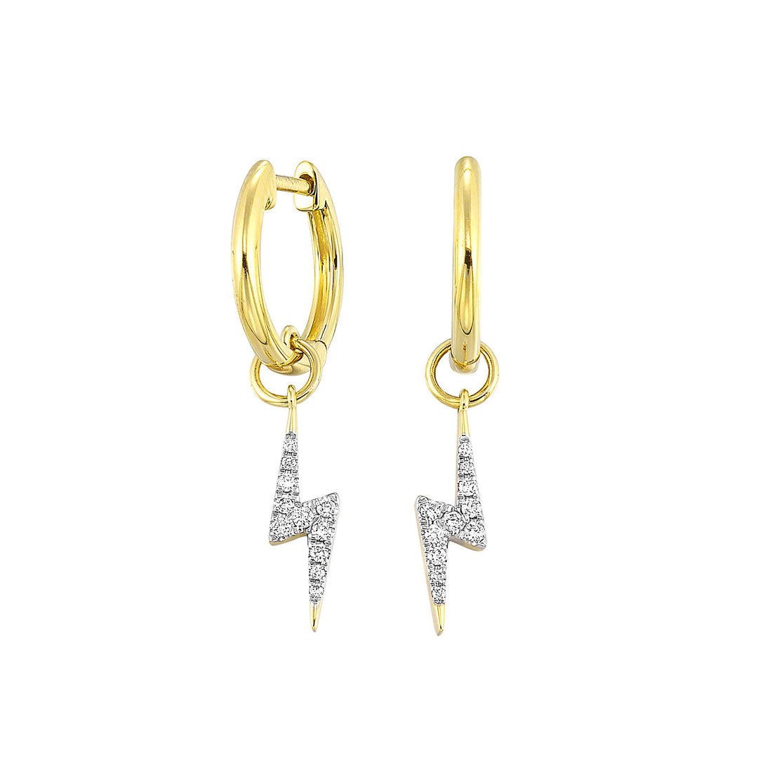 14Kt Yellow Gold Diamond 1/10Ctw Earring