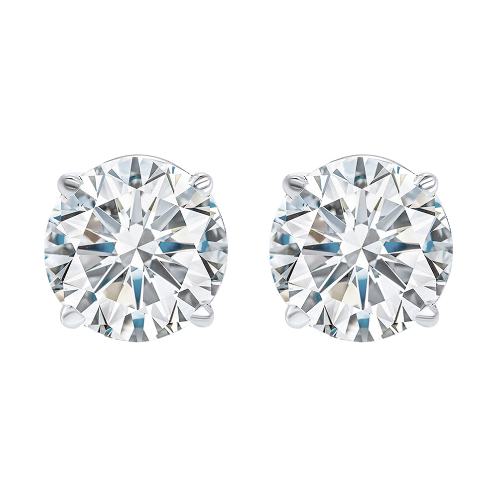 14Kt White Gold Diamond 3/8Ctw Earring