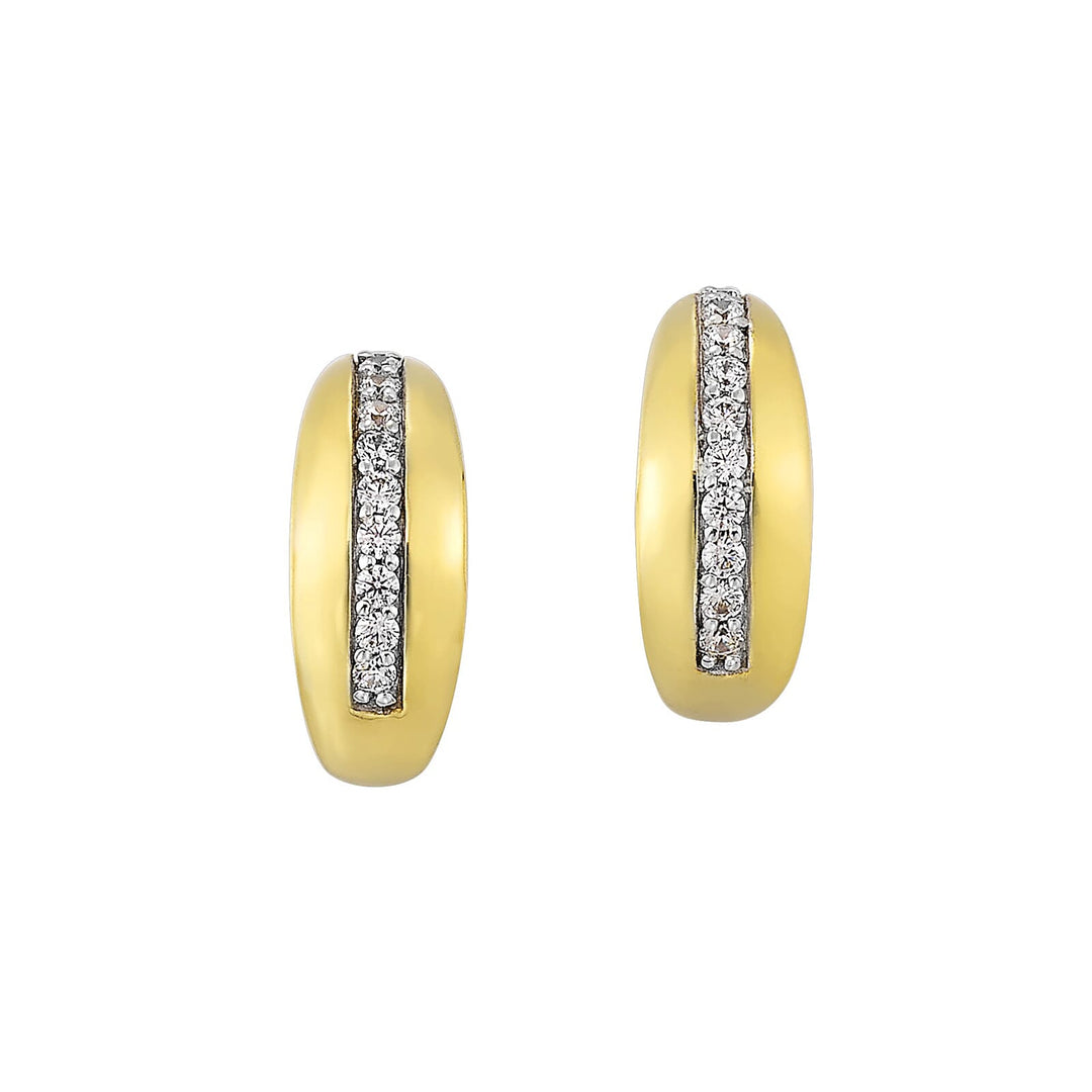 10Kt Yellow Gold Diamond 1/7Ctw Earring